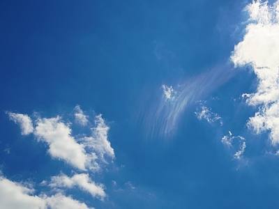 现代天空外景 蓝天白云 白天天空