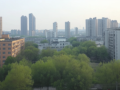 现代城市外景 城市白天外景