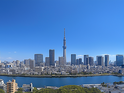 现代城市外景 城市白天外景