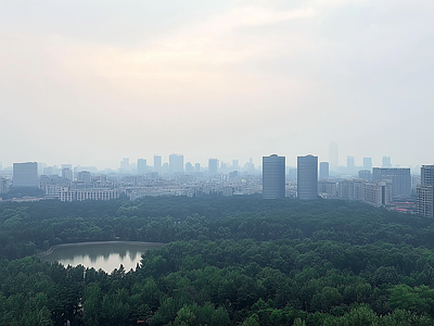 现代城市外景 城市白天外景