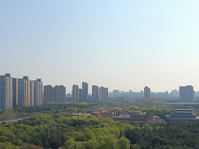 现代城市外景 城市白天外景