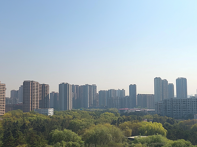 现代城市外景 城市白天外景