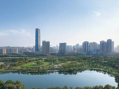 现代城市外景 城市白天外景