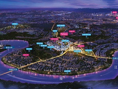 现代住宅楼建筑 重庆礼嘉金茂府 建筑全套平立剖 施工图