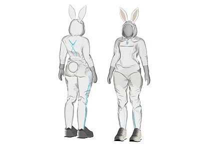 模特 现代运动服装模特