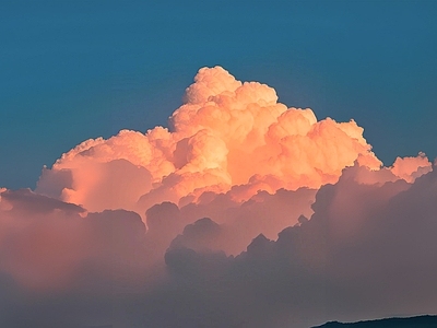 现代天空外景 夕阳天空