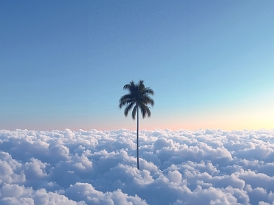 现代天空外景 科幻 白天天空 大气层