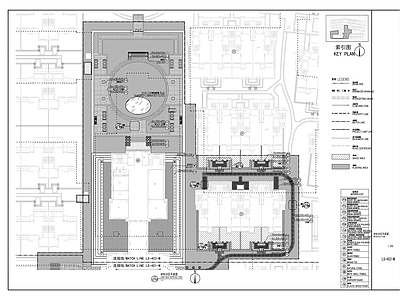 现代小区景观 别墅住宅区景观 施工图