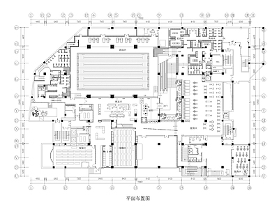 现代新中式会所 商务接待 健身游泳 休闲会所 私人会所 会所平面图 施工图