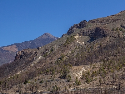 现代风景 山 矿山 石头山