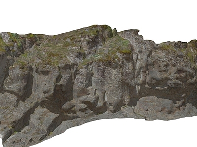 现代山 悬崖 山崖 岩石