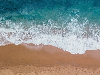 现代风景 海浪 沙滩 海洋