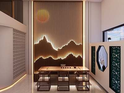 新中式中式医院 中医理疗店 前台
