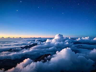 现代天空外景 夜晚天空 黄昏天空 夕阳天空