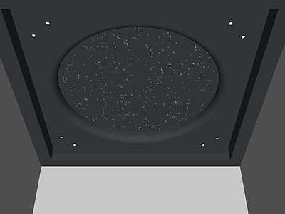 现代吊顶 奶油风吊顶 宅寂风吊顶 光纤灯 星空顶 酒吧星空顶
