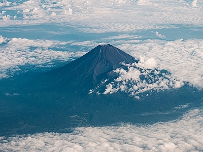 现代挂画 雪山