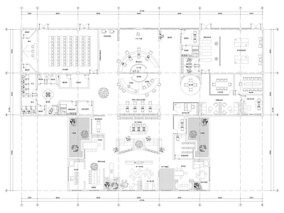 活动中心 社区活动中心 老年活动中心 党建活动室 儿童活动中心 施工图