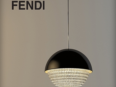 现代轻奢吊灯 Fendi 金属吊灯 玻璃吊灯 吧台吊灯 水晶吊灯