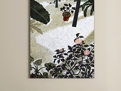 现代中古挂画 侘寂装饰画挂画 法式复古装饰画