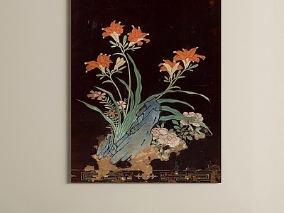 复古中古挂画 法式复古装饰画 美式装饰画 做旧装饰画 侘寂装饰画