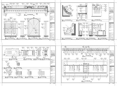 现代综合家具图库 服装店道具 施工图