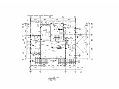 意式别墅建筑 二层别墅 独栋别墅 施工图