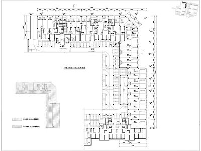 现代住宅楼建筑 中海柏悦府商业 施工图