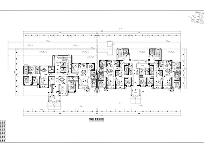 现代住宅楼建筑 小高层T2双拼 136＋107㎡ 施工图