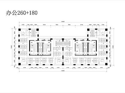 现代办公楼建筑 办公住宅综合体 施工图