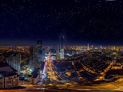 天空HDR 夜景HDR 城市夜景