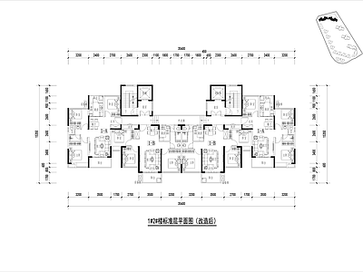 现代住宅楼建筑 珠海万科高层住宅 施工图