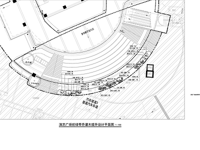 新中式商业景观 闽南风花镜绿化 施工图