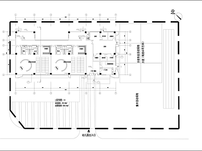 现代住宅楼建筑 6班幼儿园 施工图