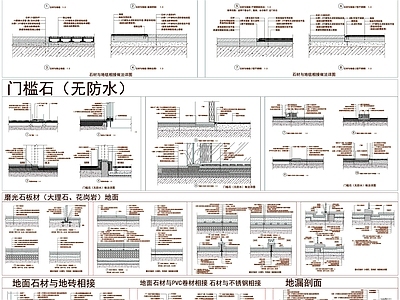 现代其他节点详图 工艺节点 装修节点 装修工艺 常用工艺 常用节点 施工图