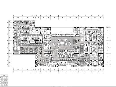 现代中餐厅 大型中餐厅 主题餐厅 海鲜餐厅 施工图