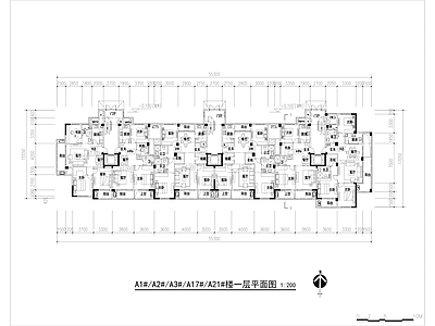 现代住宅楼建筑 洋房产品大全 施工图