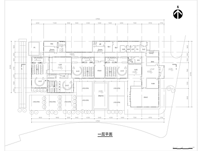 现代幼儿园建筑 9班幼儿园 施工图