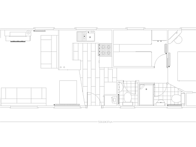 现代公寓 公寓全套 公寓平面图 单身公寓 loft公寓 两居室图纸双浴室 施工图