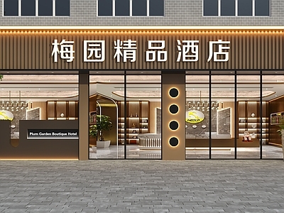 现代门头 酒店门头 连锁酒店门头 精品酒店门头 商务酒店门头 宾馆门头