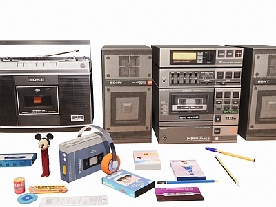 家用电器组合 收音机电子产品配