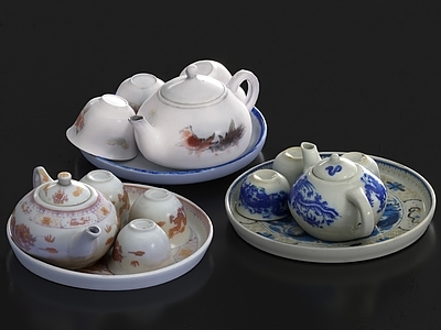 茶具 陶瓷茶具 陶瓷杯 瓷器茶具 茶壶 茶杯 茶盘