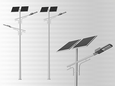 现代简约路灯 太阳能路灯 路灯 景观灯 光伏下乡