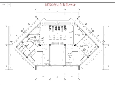 现代健身房 400㎡健身房 健身房平面图 社区活动中心平面 健身房会所平面图 平面布置图 施工图