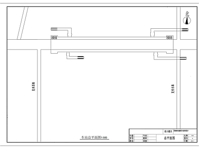 现代其他交通建筑 地铁站 地铁站设计 地铁站平面图 地铁站剖面图 施工图