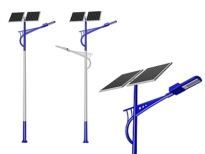 现代简约路灯 太阳能路灯 路灯 景观灯 光伏下乡