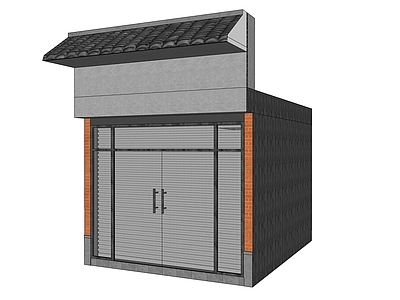 新中式其他店铺 沿街店铺门头改造