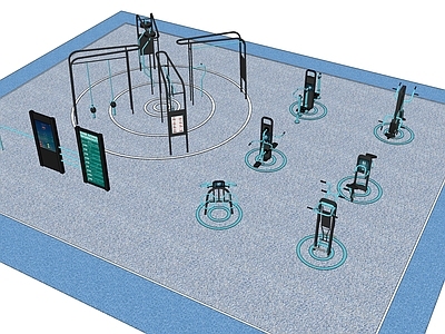 健身器材 户外健身器材 健身器械运动场 现代户外健身器械