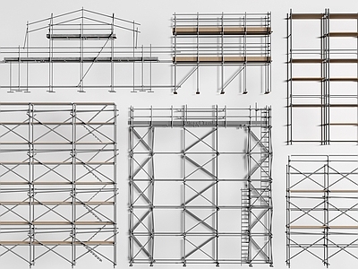 现代其他架子 现代钢管脚手架