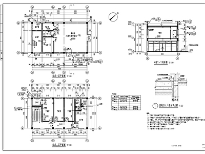 现代其他建筑 加油站建施图 施工图