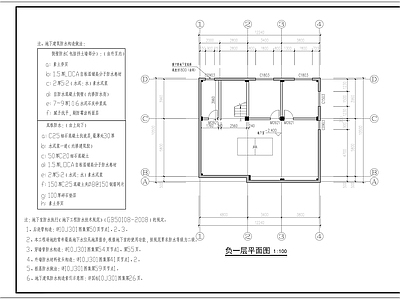 现代别墅建筑 12x10二层别 施工图